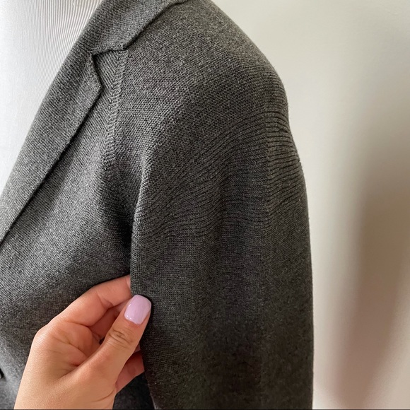 Gray Women's Blazer - Picture 5 of 8